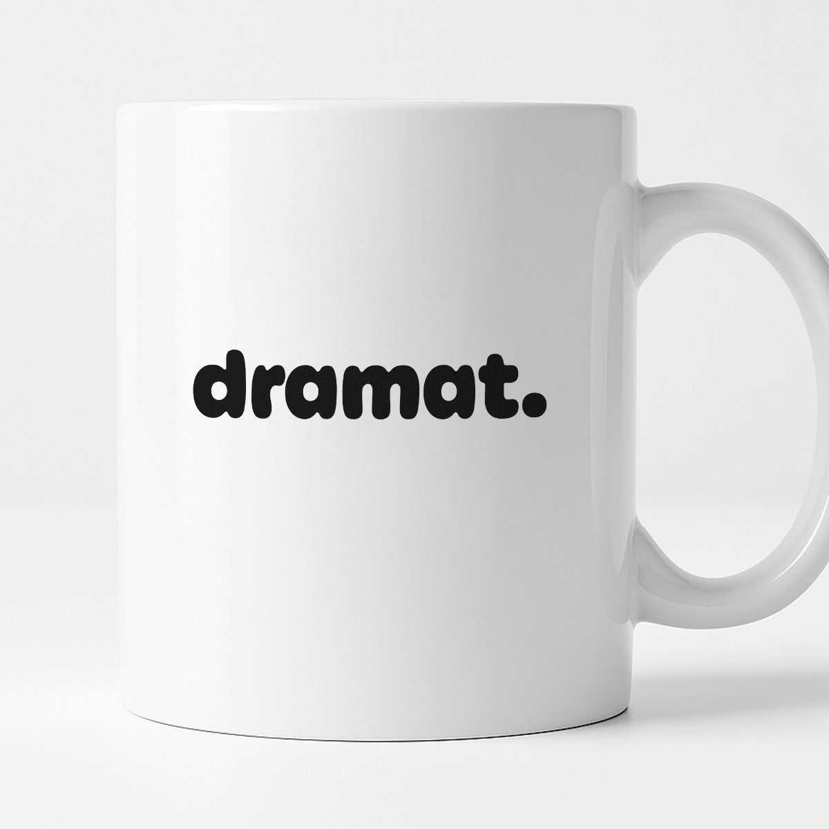 Kubek z nadrukiem - "dramat."