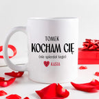 Kubek spersonalizowany z nadrukiem "Kocham Cię (nie spierdol tego)" [2