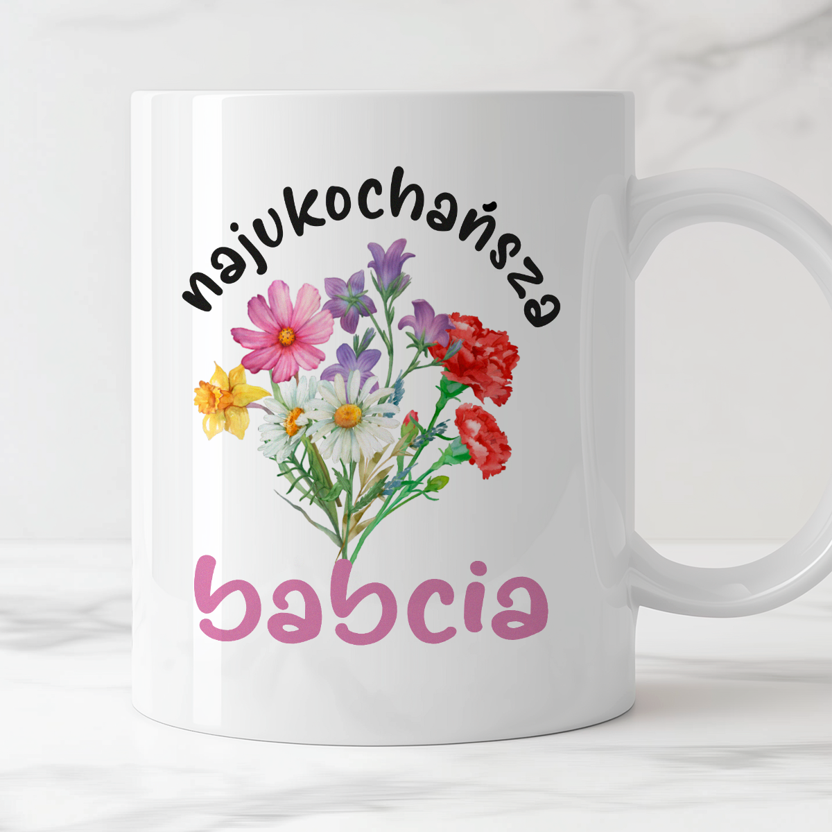 Kubek dla Babci - "Najukochańsza babcia"