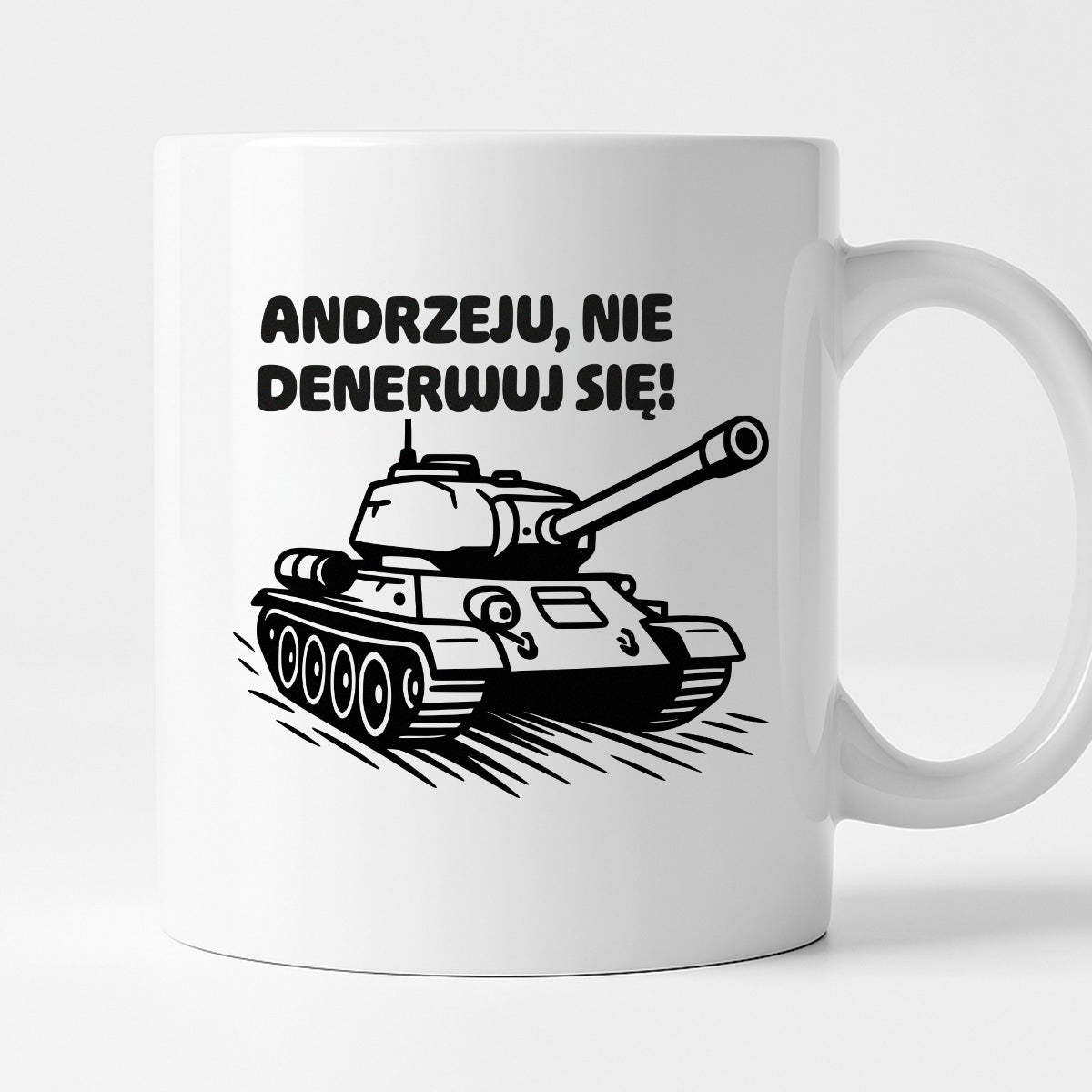 Kubek z nadrukiem - HITY POLSKIEGO INTERNETU - "Andrzeju, nie denerwuj się"