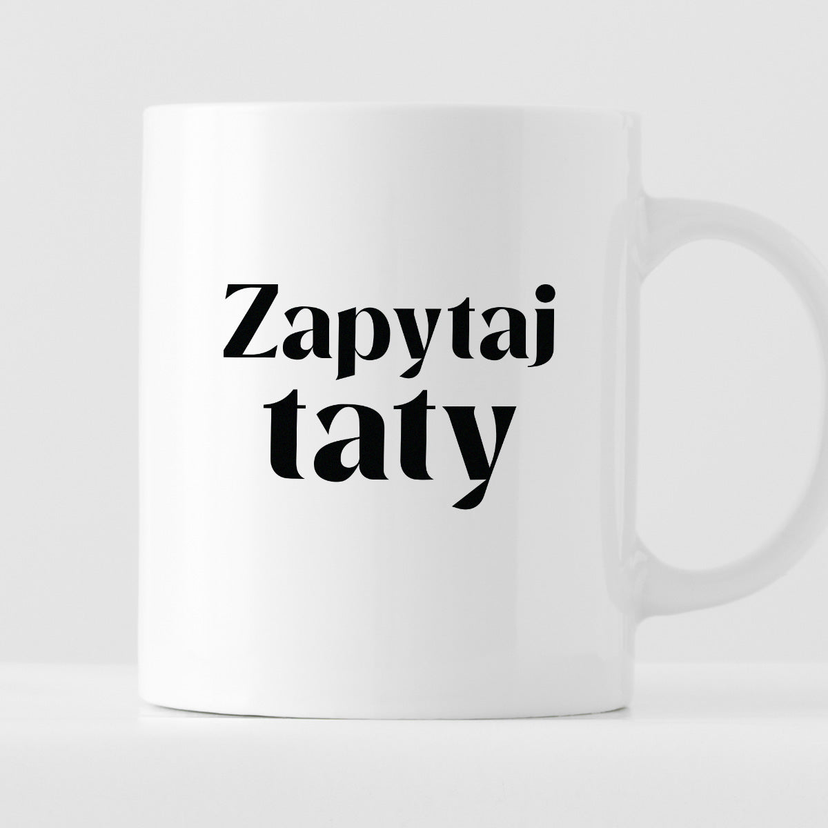 Kubek z nadrukiem "Zapytaj taty"