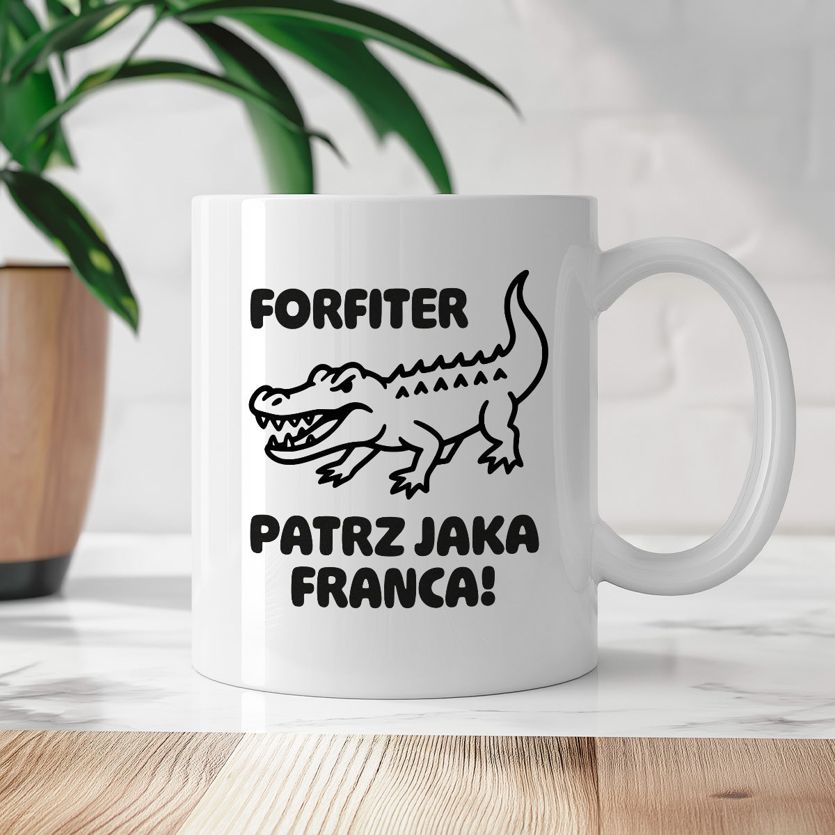 Kubek z nadrukiem - HITY POLSKIEGO INTERNETU - "Forfiter - patrz jaka franca"