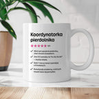 Kubek z nadrukiem "Koordynatorka pierdolnika"