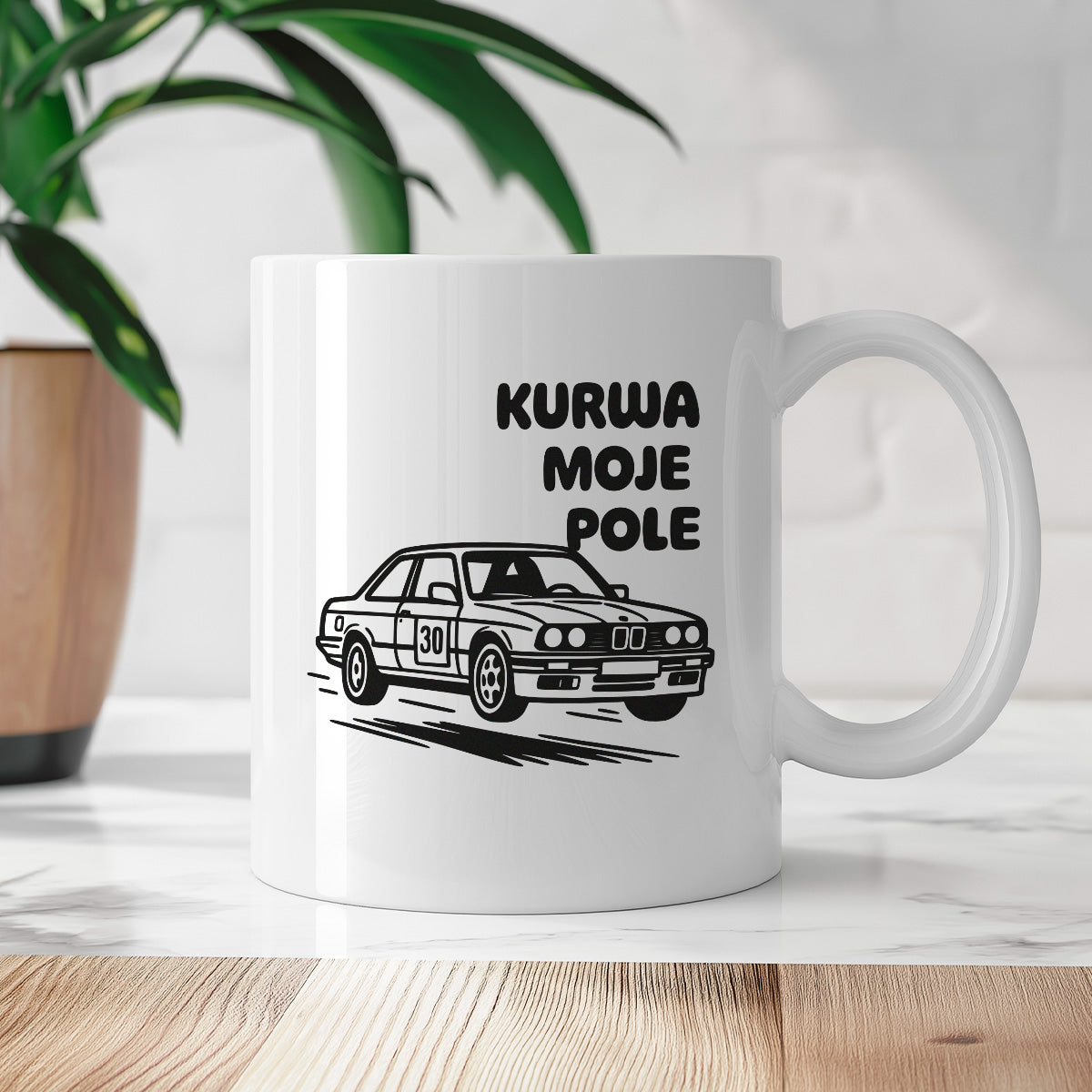 Kubek z nadrukiem - HITY POLSKIEGO INTERNETU - "Kurwa moje pole"