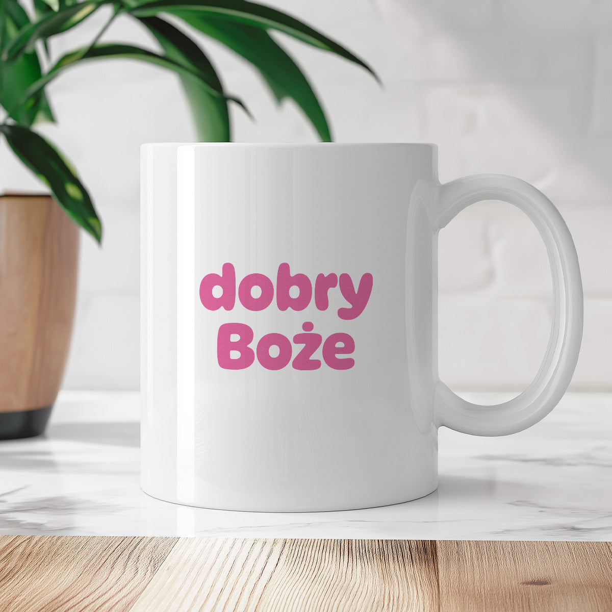 Kubek z nadrukiem "dobry Boże"