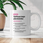 Kubek spersonalizowany z nadrukiem "Szefowa tego pierdolnika"