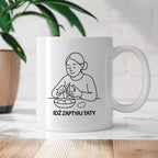 Kubek z nadrukiem "Idź zapytaj Taty" - Cytaty MAMY - DZIEŃ MAMY