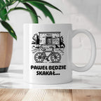 Kubek z nadrukiem - HITY POLSKIEGO INTERNETU - PAWEŁ JUMPER - "Paweł będzie skakał"