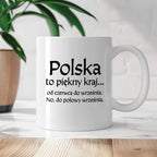 Kubek z nadrukiem "Polska to piękny kraj" v2