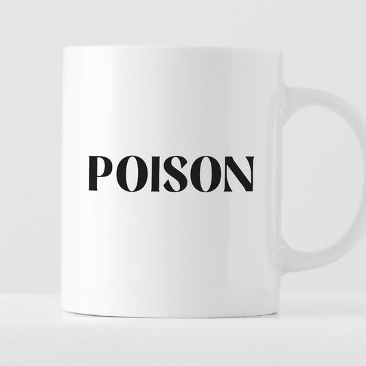 Kubek z nadrukiem "POISON" 330 ml