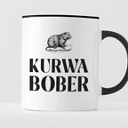 Kubek z nadrukiem "KURWA BOBER" 330 ml