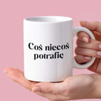 Kubek z nadrukiem "Coś niecoś potrafię" 330 ml