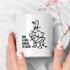 Kubek świąteczny z GĄSKĄ - "ROK W ROK, KURWA, TO SAMO"