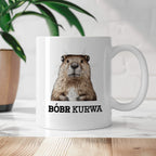 Kubek z nadrukiem "Bóbr kurwa"
