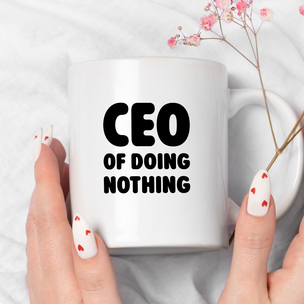 Kubek z nadrukiem - "CEO of doing nothing"