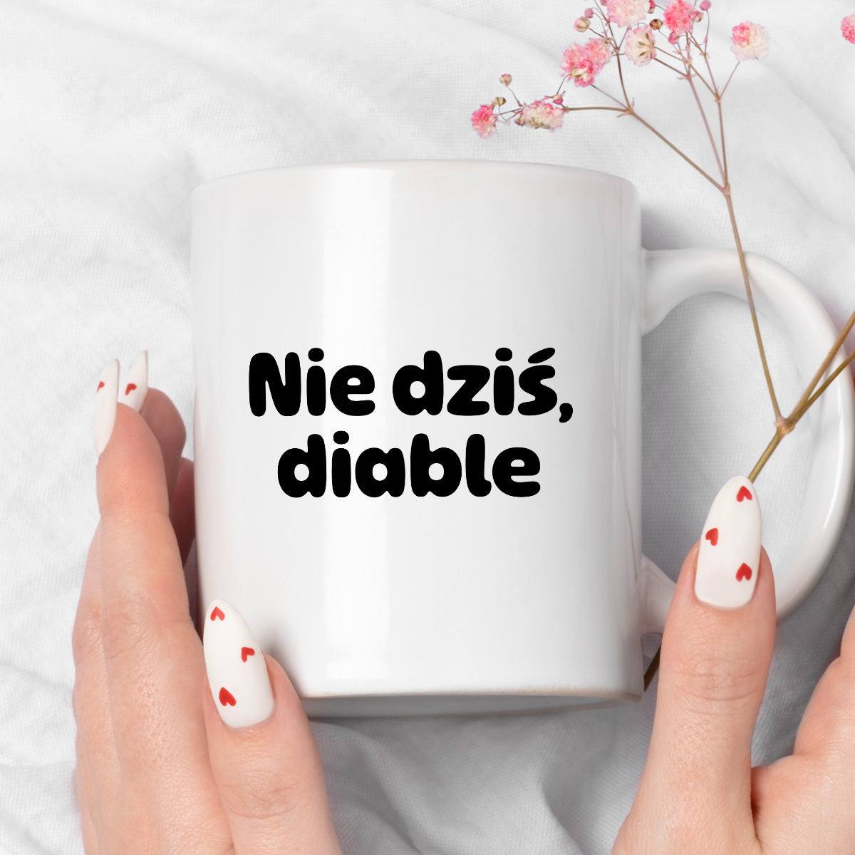 Kubek z nadrukiem - "Nie dziś, diable"