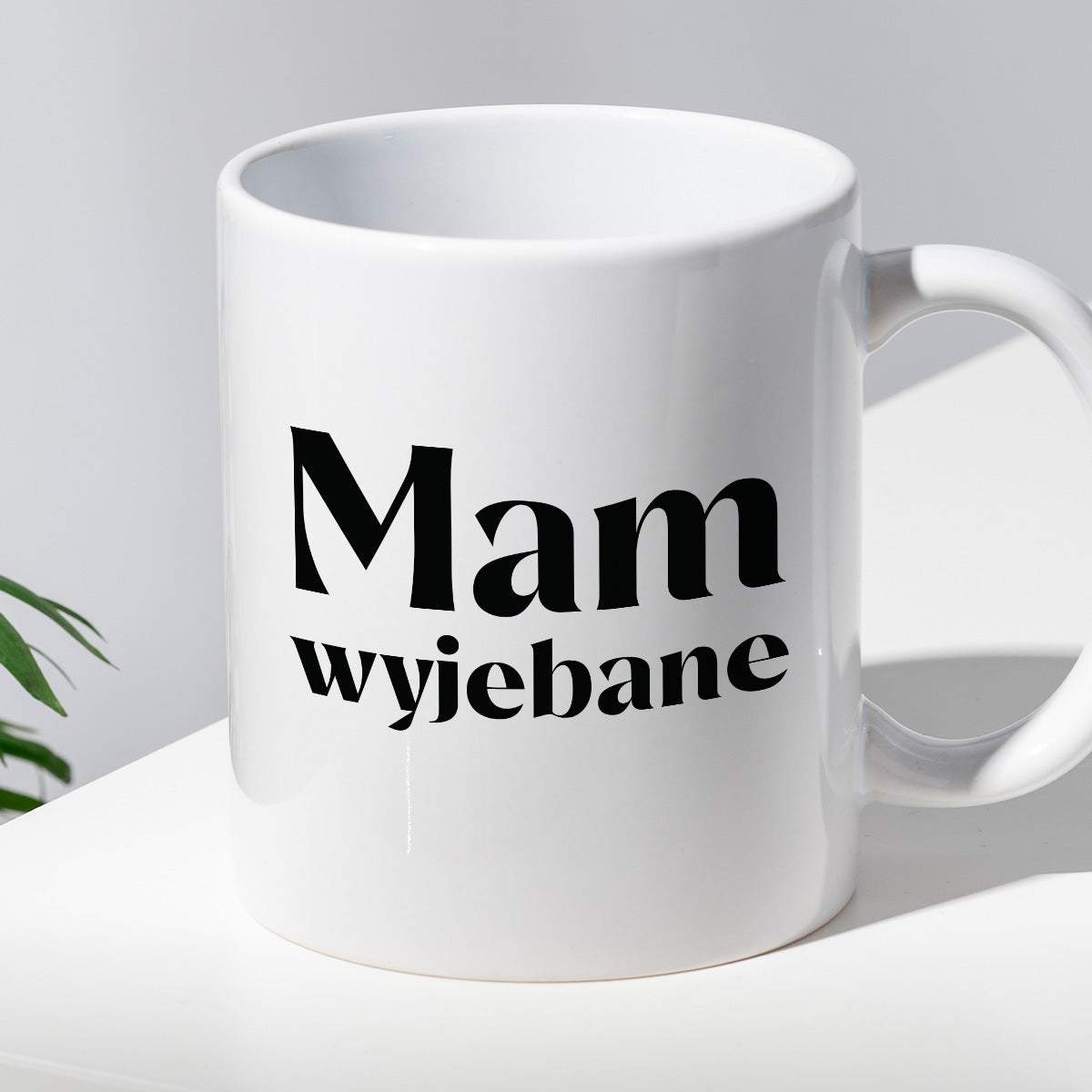 Kubek z nadrukiem "Mam wyjebane"