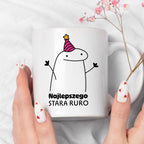 Kubek z nadrukiem - "Najlepszego stara ruro"