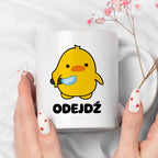 Kubek z nadrukiem - "Odejdź"