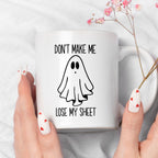 Kubek z nadrukiem "Don't make me loose my sheet"