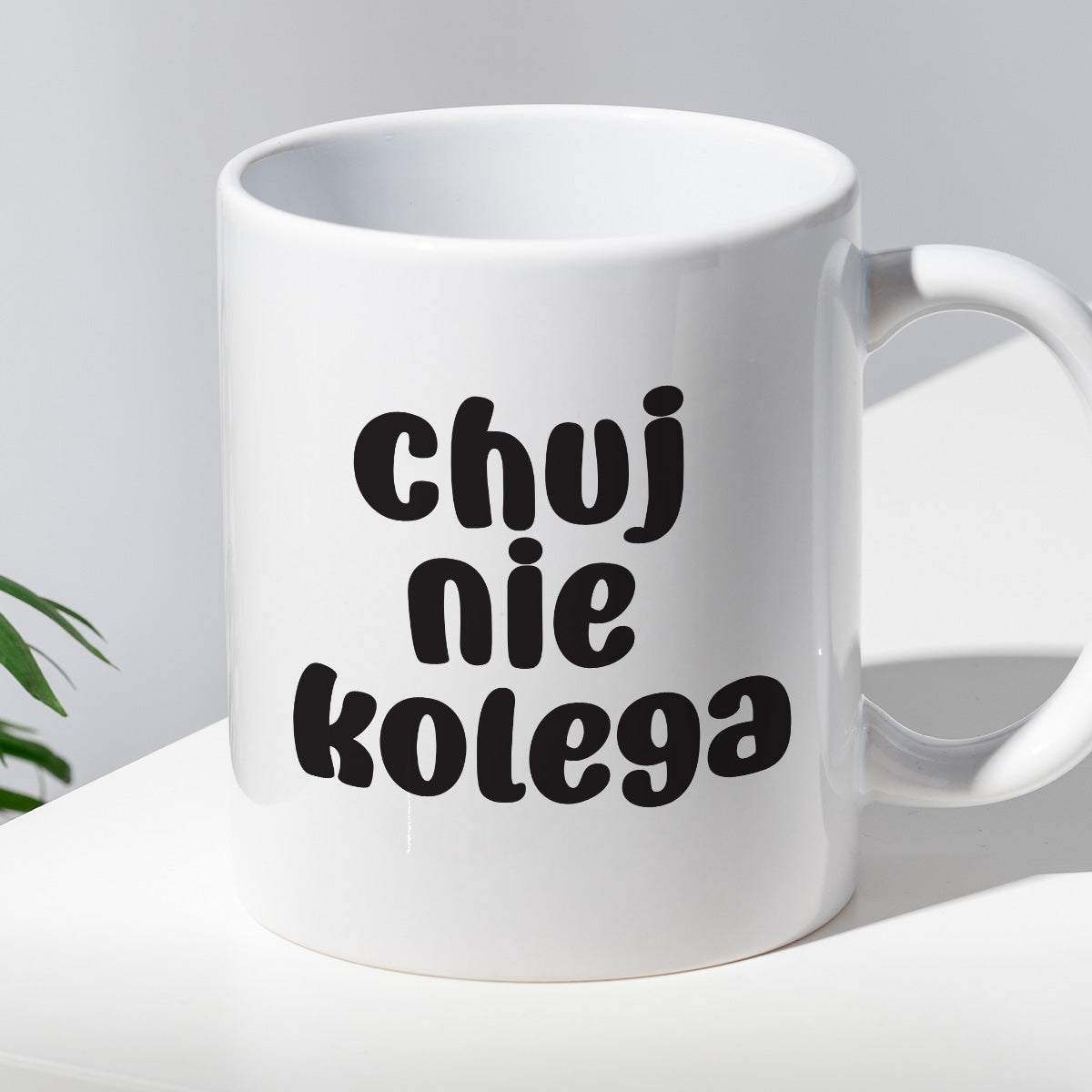 Kubek z nadrukiem "Chuj nie kolega"