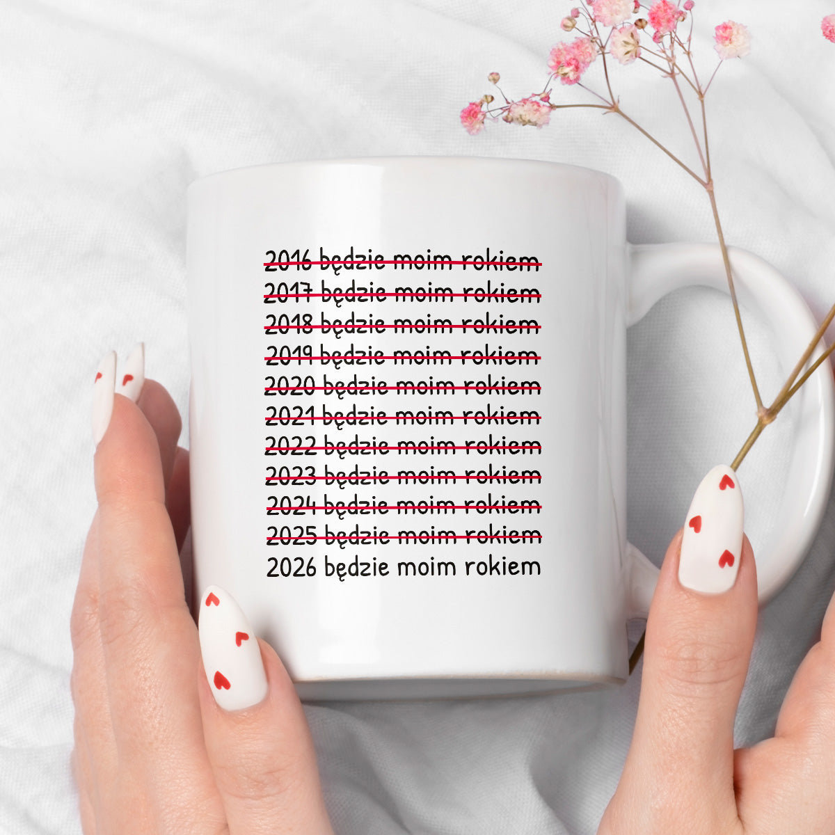 Kubek z nadrukiem - "2026 będzie moim rokiem"