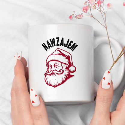 Kubek świąteczny z Mikołajem "Nawzajem"