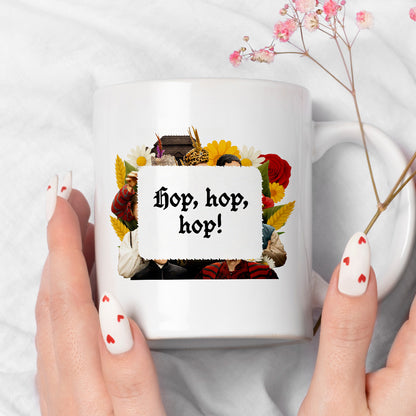 Kubek z nadrukiem "Hop, hop, hop!" NOWE 1670