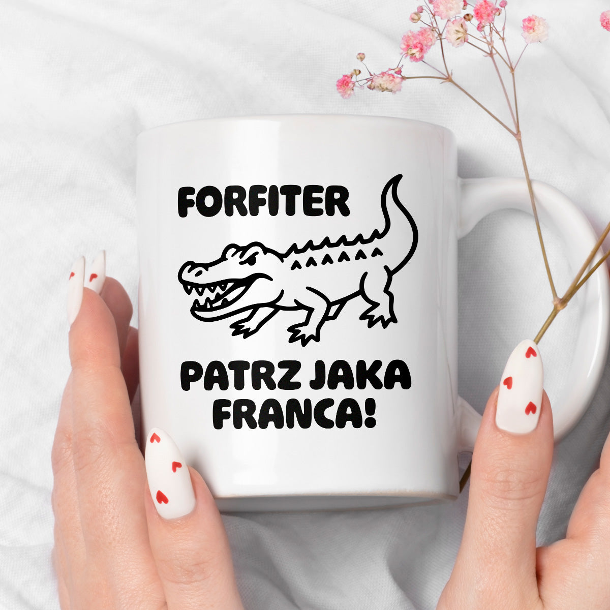Kubek z nadrukiem - HITY POLSKIEGO INTERNETU - "Forfiter - patrz jaka franca"