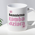 Kubek z nadrukiem "Bezdzietna lambadziara"