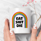 Kubek z nadrukiem "EAT SHIT DIE"