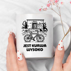 Kubek z nadrukiem - HITY POLSKIEGO INTERNETU - PAWEŁ JUMPER - "Jest kurwa wysoko"