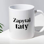 Kubek z nadrukiem "Zapytaj taty"