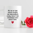 Kubek z nadrukiem "Nie ma na tym świecie drugiej tak wkurwiającej osob