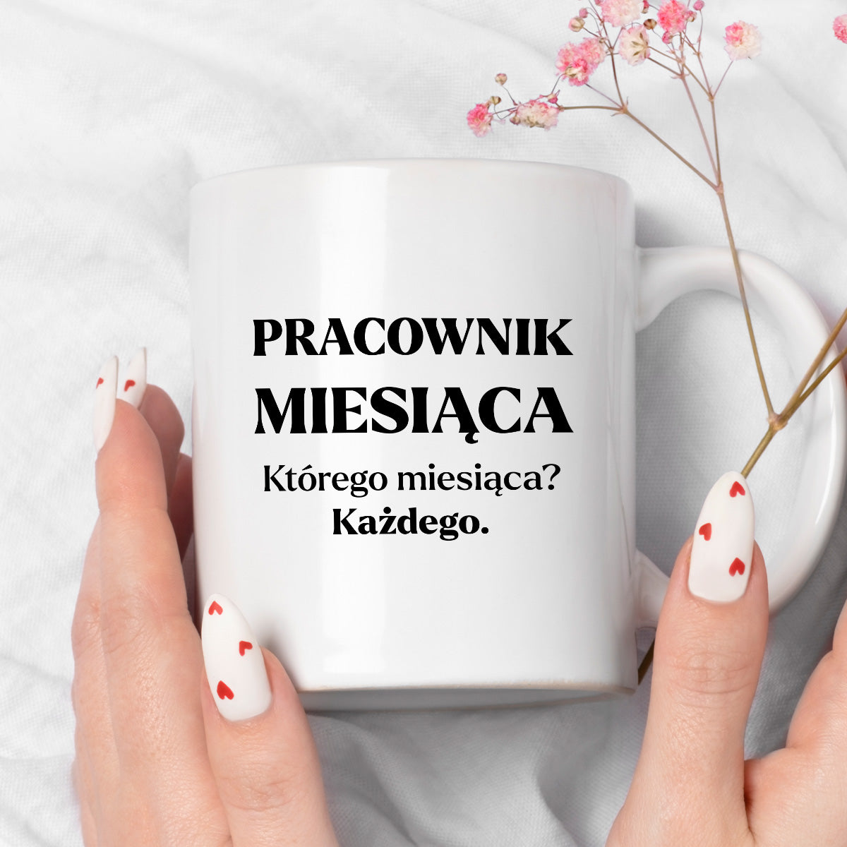 Kubek z nadrukiem - "Pracownik miesiąca"