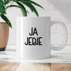Kubek z nadrukiem "Ja jebie"