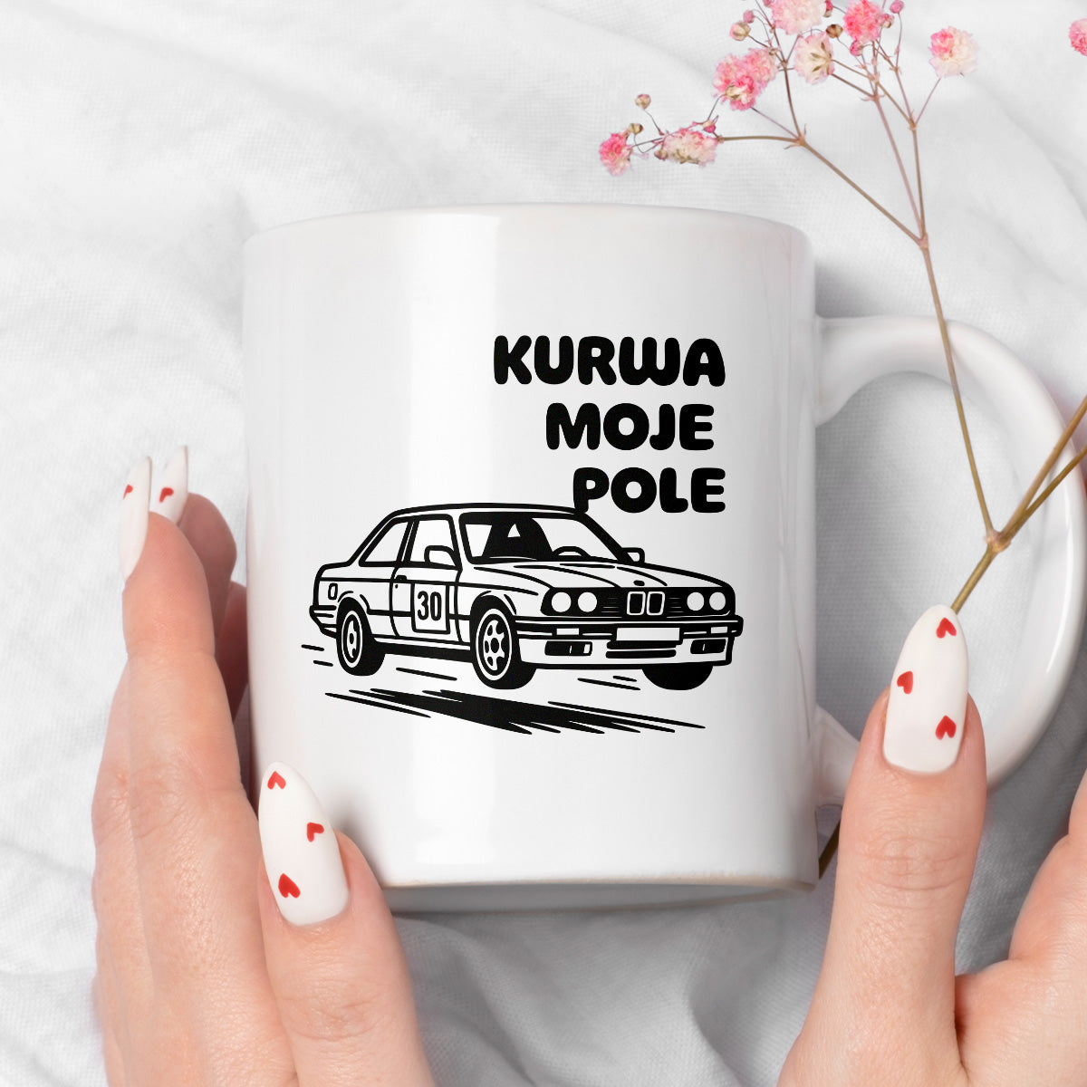 Kubek z nadrukiem - HITY POLSKIEGO INTERNETU - "Kurwa moje pole"