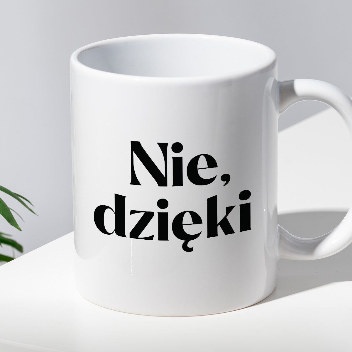 Kubek z nadrukiem "Nie, dzięki"