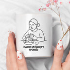 Kubek z nadrukiem "Dajcie mi święty spokój" - Cytaty MAMY - DZIEŃ MAMY