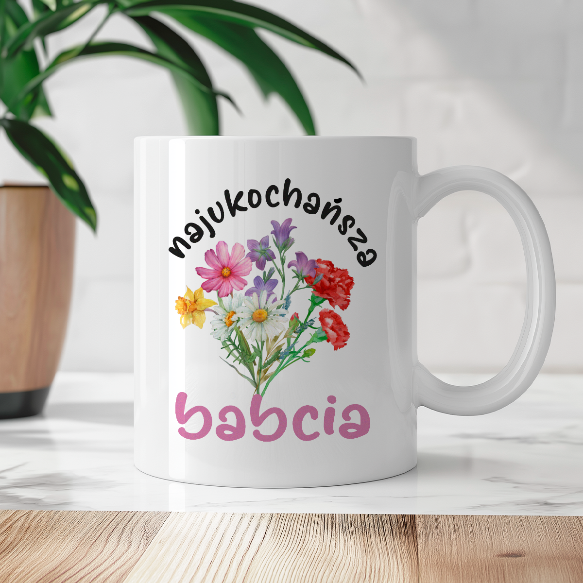 Kubek dla Babci - "Najukochańsza babcia"