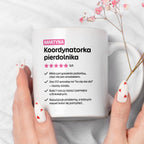 Kubek spersonalizowany z nadrukiem "Koordynatorka pierdolnika"