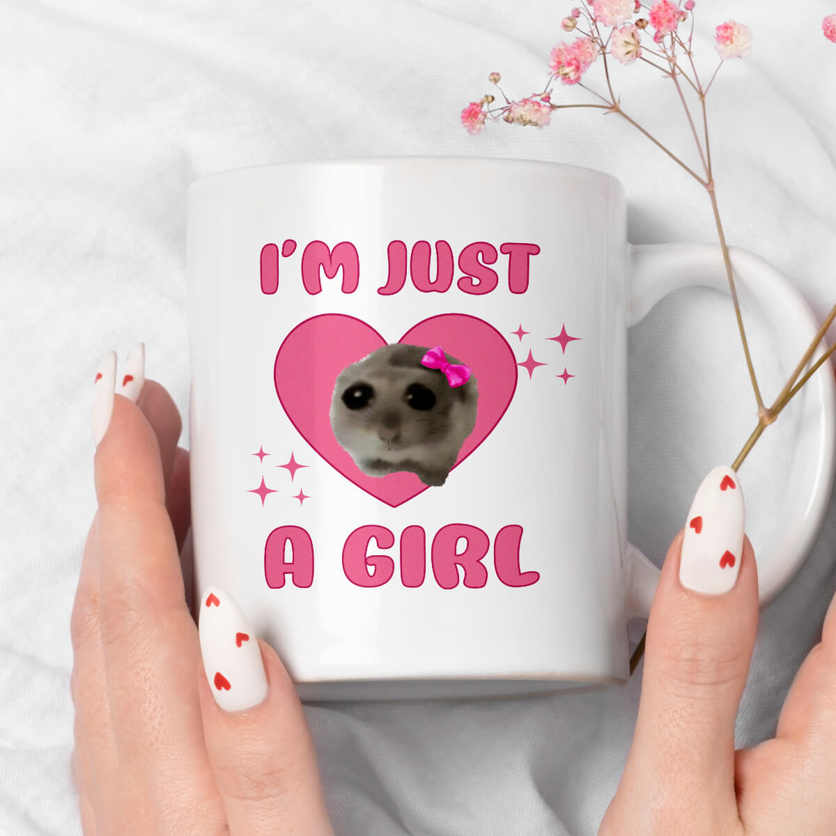 Kubek z nadrukiem "I'm just a girl"