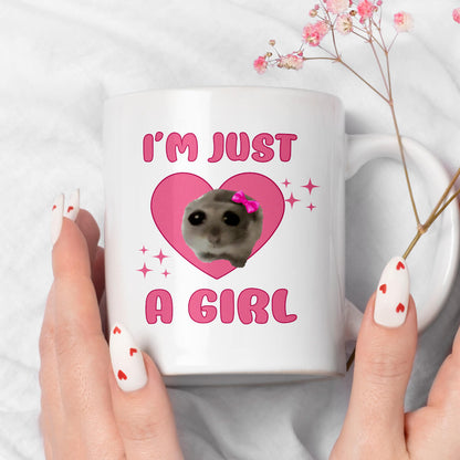 Kubek z nadrukiem "I'm just a girl"