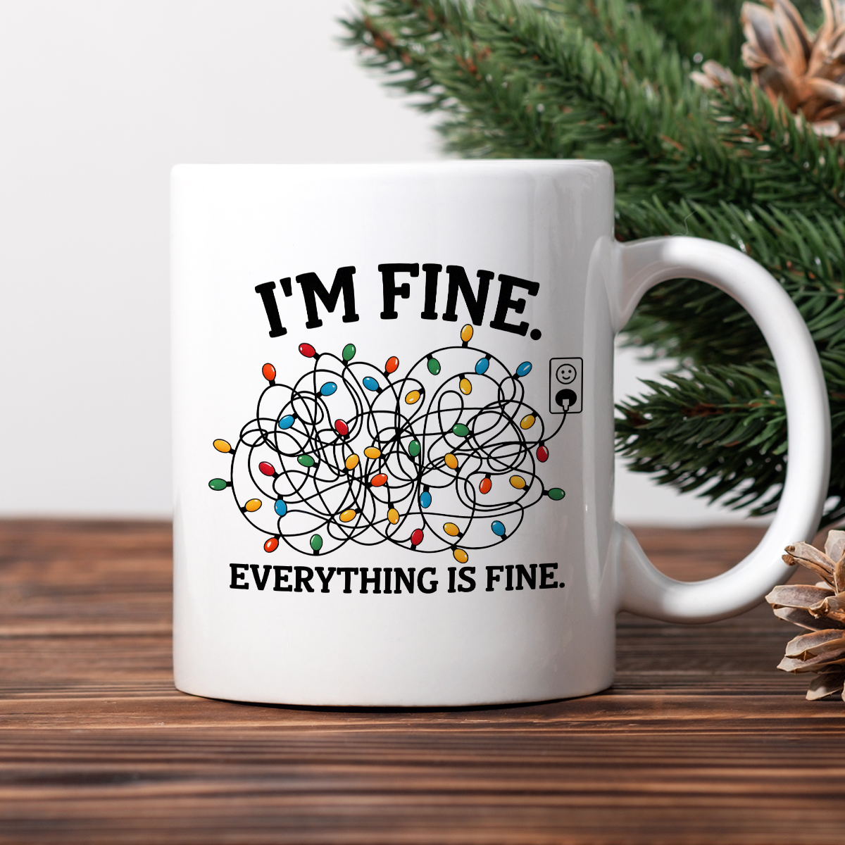 Kubek świąteczny "I'm fine. It's fine. Everything's fine."