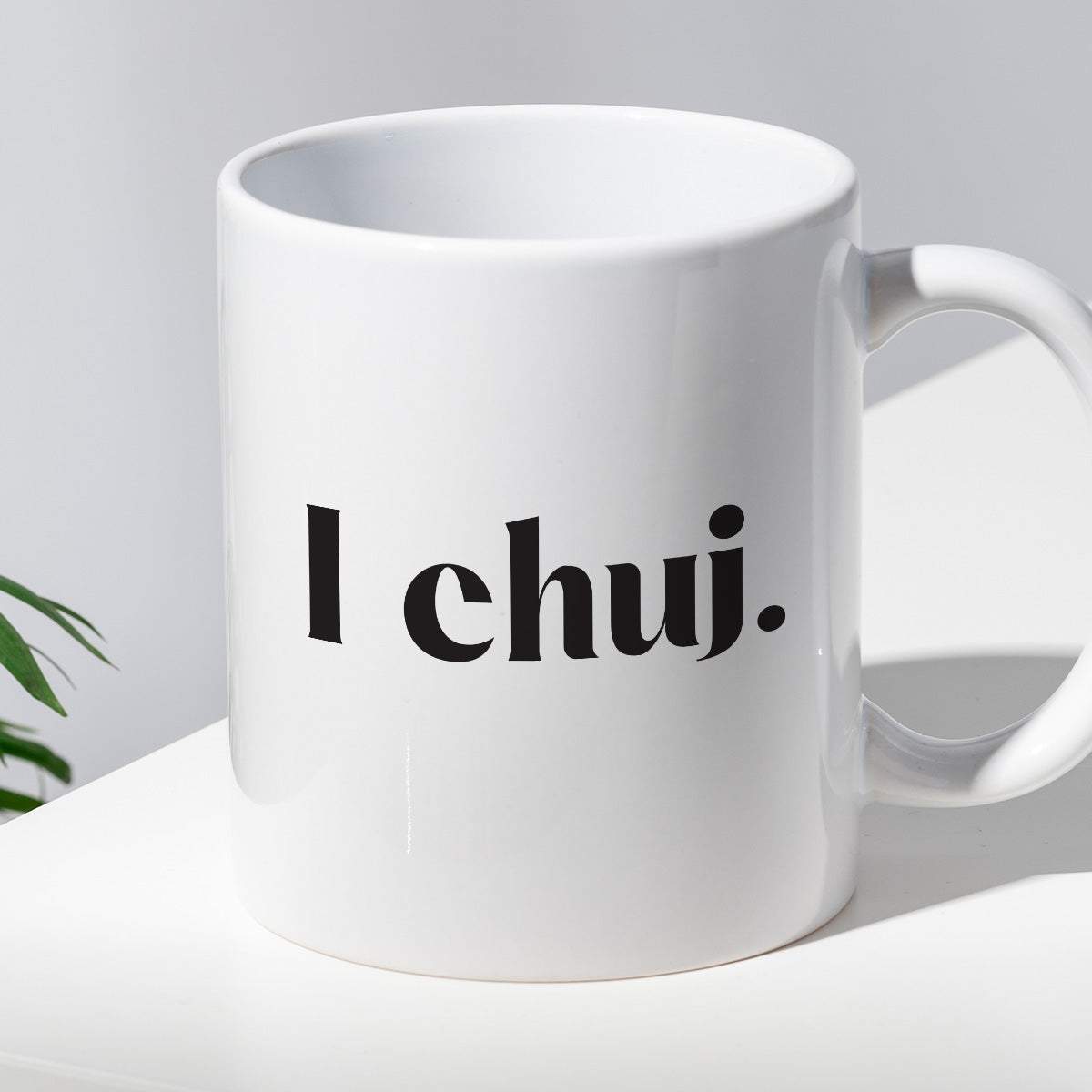 Kubek z nadrukiem "I chuj."