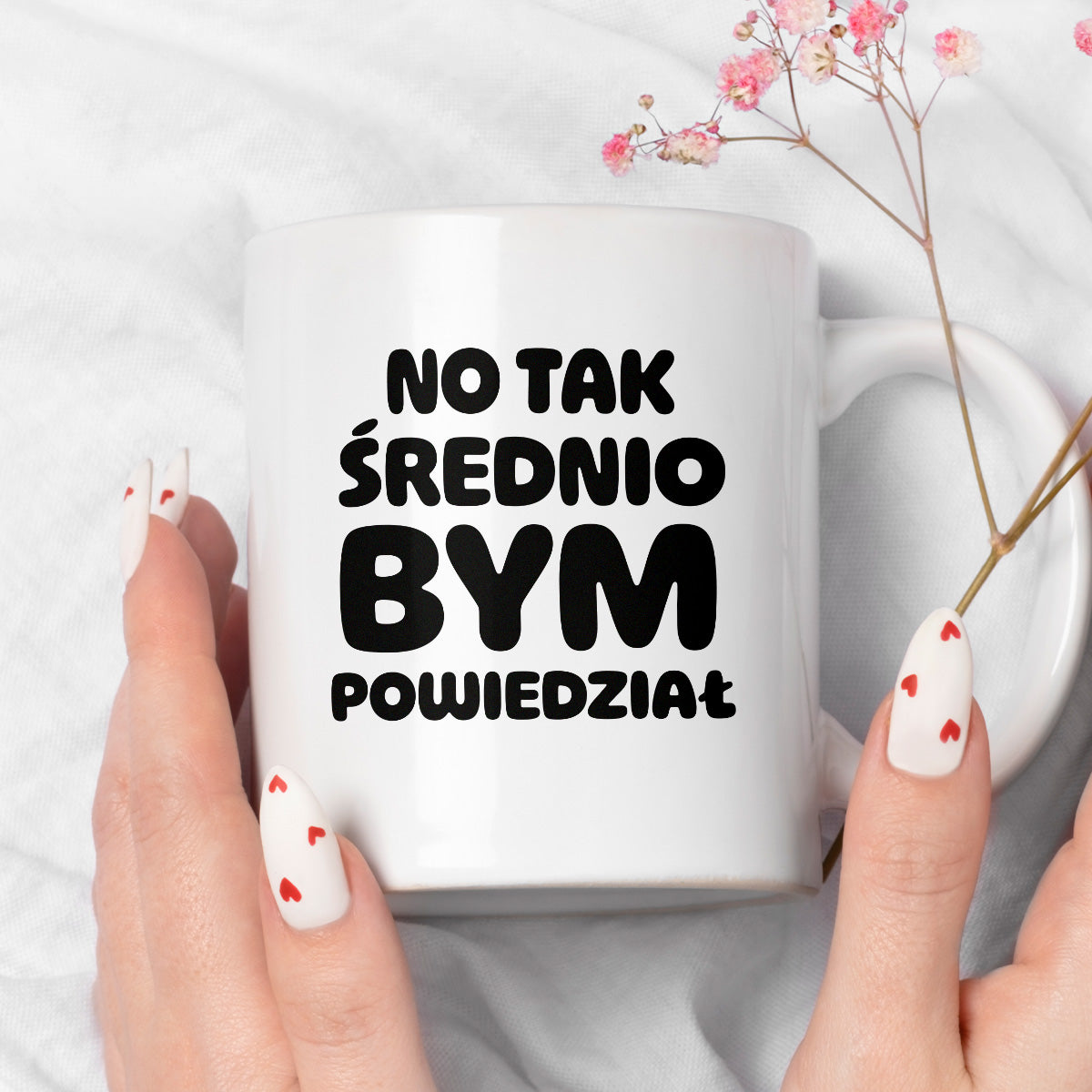 Kubek z nadrukiem - HITY POLSKIEGO INTERNETU - "No tak średnio bym powiedział"