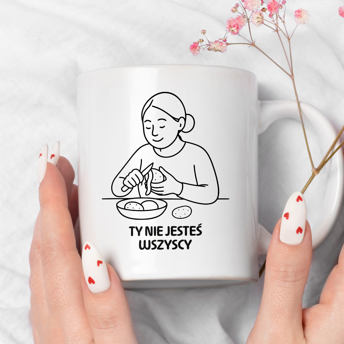 Kubek z nadrukiem "Ty nie jesteś wszyscy" - Cytaty MAMY - DZIEŃ MAMY