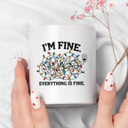 Kubek świąteczny "I'm fine. It's fine. Everything's fine."