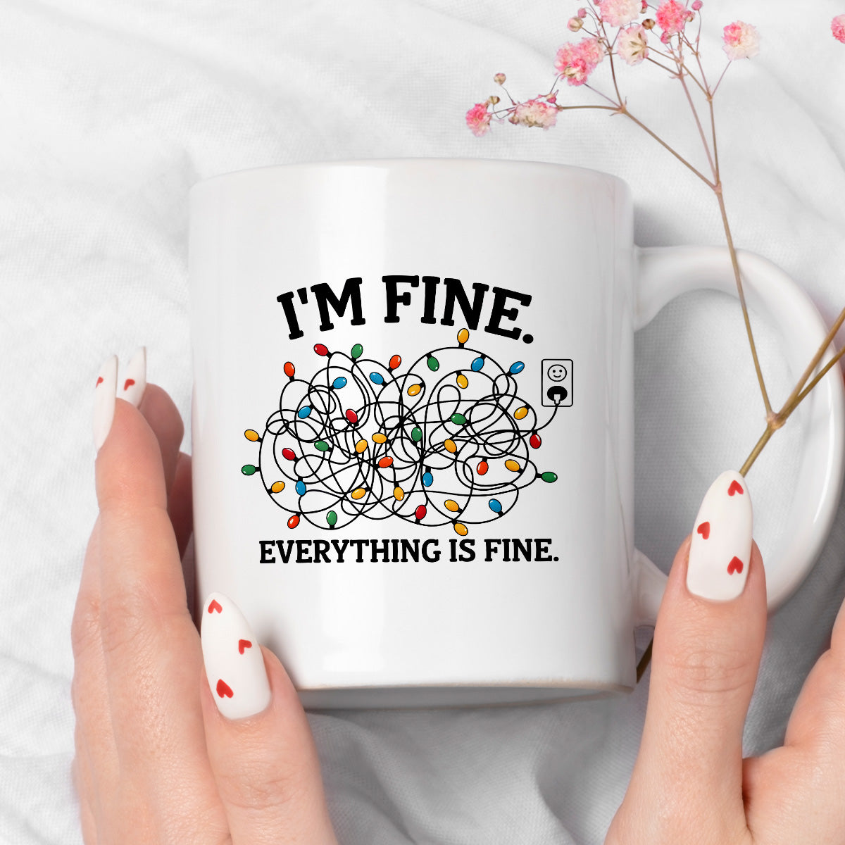 Kubek świąteczny "I'm fine. It's fine. Everything's fine."