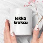 Kubek z nadrukiem - "lekka kraksa"